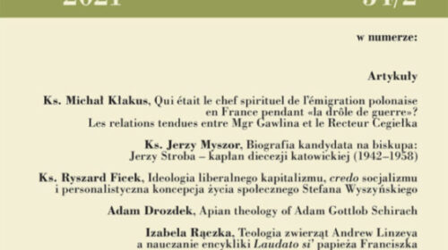 Śląskie Studia Historyczno – Teologiczne 54,2 (2021)