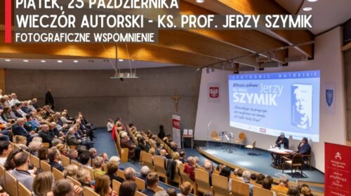 Relacja z niezapomnianego spotkania  ks. prof. Jerzego Szymika z czytelnikami, które odbyło się w piątkowy wieczór 25 października 2024 r. w auli WTL