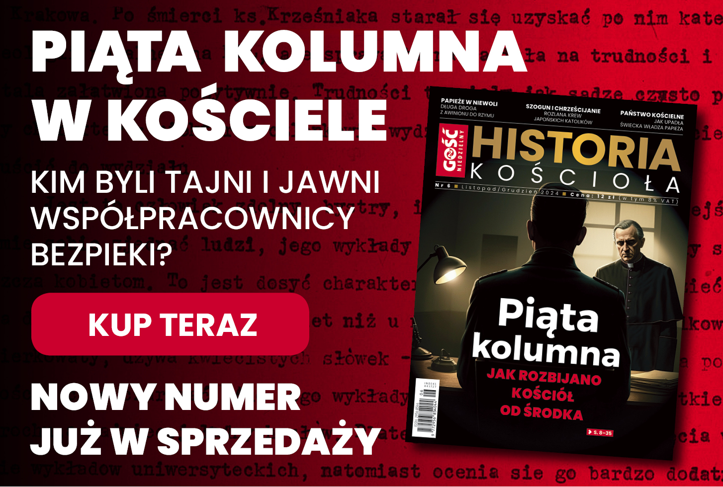 Najnowsze wydanie dwumiesięcznika Gościa Niedzielnego HISTORIA KOŚCIOŁA już w sprzedaży!