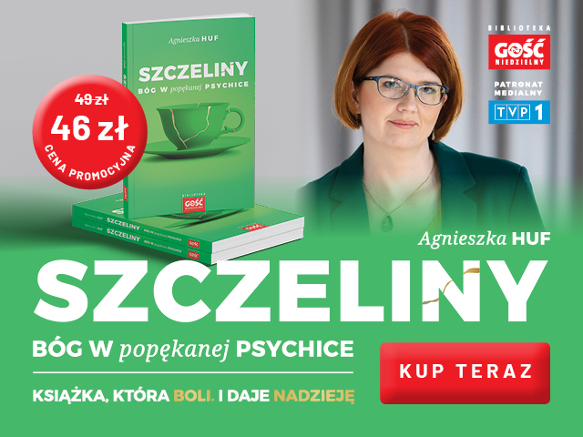 Szczeliny. Bóg w popękanej psychice – książka Agnieszki Huf dostępna w sprzedaży